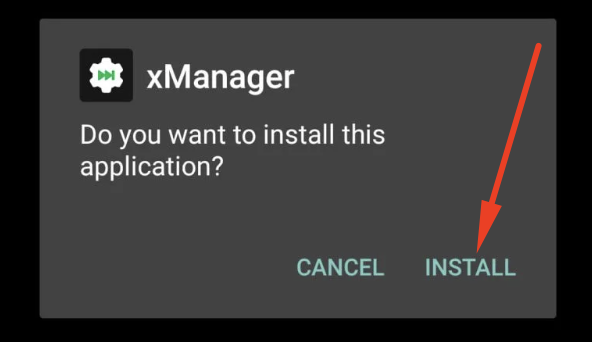 Instal xManager APK Android