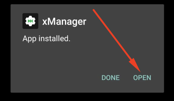 xManager Spotify APK Installed on Android