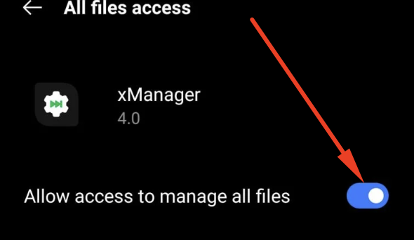 Allow Access to Manage Files - xManager Spotify App